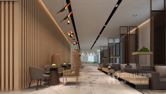 鄭州康橋地產一號院現代中式售樓部洽談區(qū)裝修設計效果圖 鄭州康橋地產一號院現代中式售樓部洽談區(qū)裝修設計效果圖