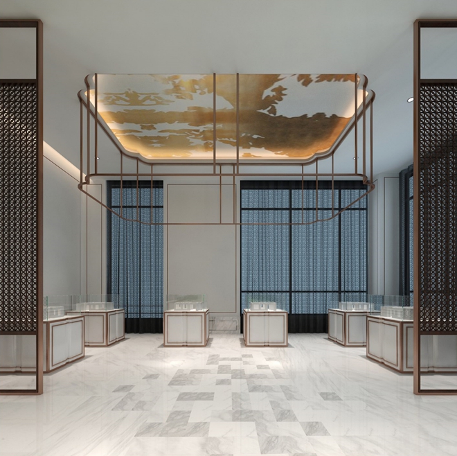 鄭州康橋地產一號院現代中式售樓部戶型展示區(qū)裝修設計效果圖 鄭州康橋地產一號院現代中式售樓部戶型展示區(qū)裝修設計效果圖