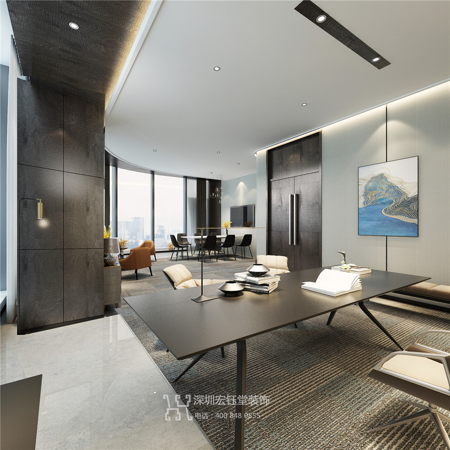 鄭州辦公室裝修設(shè)計(jì)案例-紅谷集團(tuán)辦公效果圖-宏鈺堂裝飾鄭州分公司 鄭州辦公室裝修設(shè)計(jì)案例-紅谷集團(tuán)辦公效果圖-宏鈺堂裝飾鄭州分公司