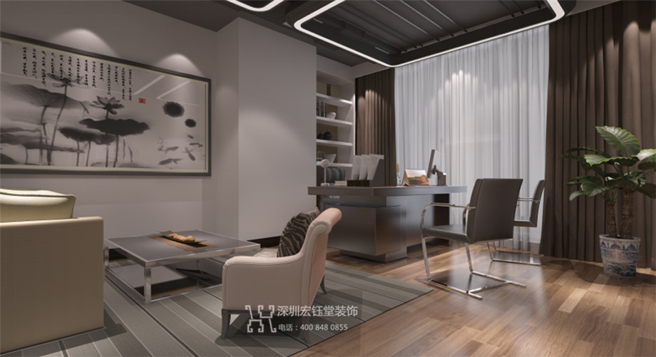 河南城之光照明工程有限公司董事長辦公室裝修設(shè)計(jì)效果圖 河南城之光照明工程有限公司董事長辦公室裝修設(shè)計(jì)效果圖
