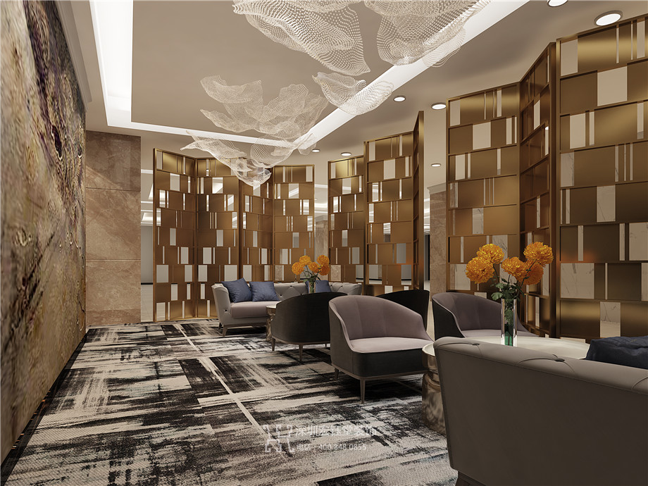 鄭州九龍國際售樓部VIP洽談區(qū)裝修設(shè)計(jì)效果圖 鄭州九龍國際售樓部VIP洽談區(qū)裝修設(shè)計(jì)效果圖