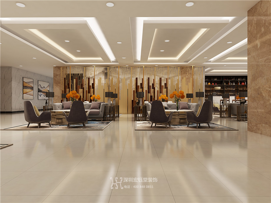 鄭州九龍國際售樓部洽談區(qū)裝修設(shè)計(jì)效果圖 鄭州九龍國際售樓部洽談區(qū)裝修設(shè)計(jì)效果圖