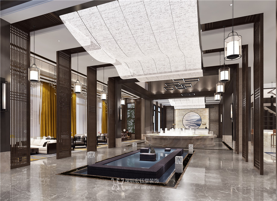 濮陽江南里新中式禪意售樓部裝修設(shè)計案例 濮陽江南里新中式禪意售樓部裝修設(shè)計案例