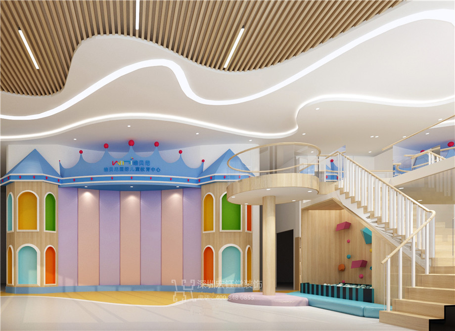 維貝尼兒童教育中心裝修設(shè)計(jì)方案-大廳城堡區(qū)效果圖 維貝尼兒童教育中心裝修設(shè)計(jì)方案-大廳城堡區(qū)效果圖