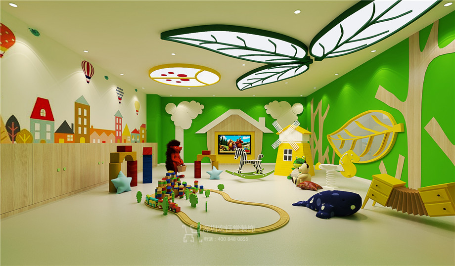 維貝尼兒童教育中心裝修設(shè)計(jì)方案-玩耍教室效果圖 維貝尼兒童教育中心裝修設(shè)計(jì)方案-玩耍教室效果圖