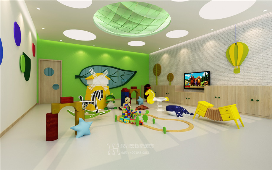 維貝尼兒童教育中心裝修設(shè)計(jì)方案-玩耍教室效果圖 維貝尼兒童教育中心裝修設(shè)計(jì)方案-玩耍教室效果圖