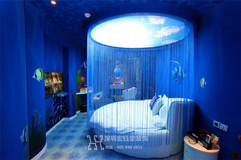 鄭州山楂樹情侶主題酒店客房裝修設計方案