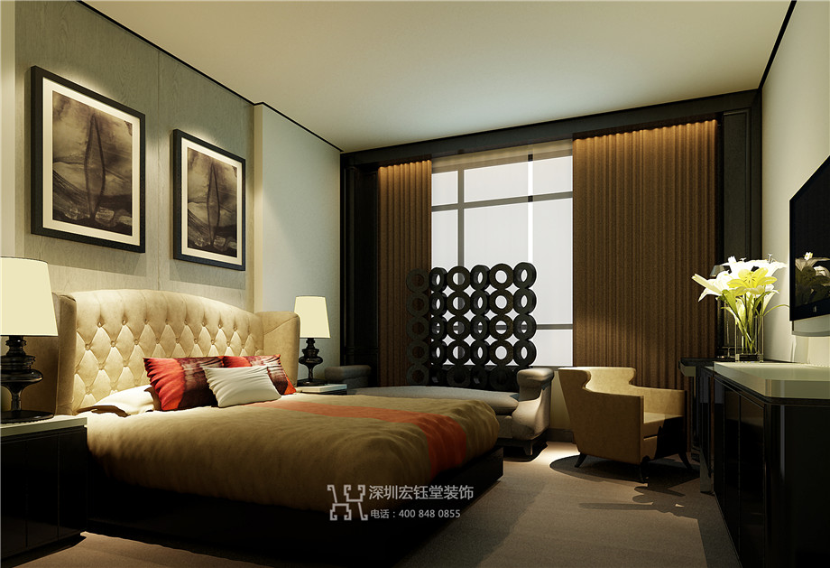 鄭州新浙商精品商務(wù)酒店大床房裝修設(shè)計(jì)效果圖 鄭州新浙商精品商務(wù)酒店大床房裝修設(shè)計(jì)效果圖