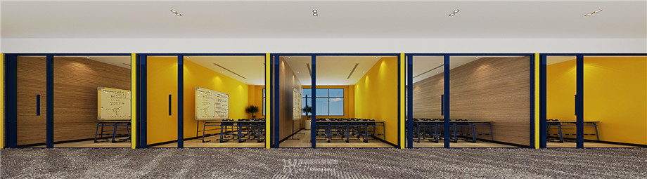 河南費(fèi)拉蒙藝術(shù)培訓(xùn)中心教室裝修設(shè)計(jì)效果圖