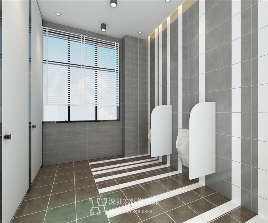 河南費(fèi)拉蒙藝術(shù)培訓(xùn)中心男衛(wèi)裝修設(shè)計(jì)效果圖