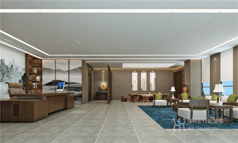 鄭州方孔實(shí)業(yè)集團(tuán)辦公室裝修設(shè)計(jì)-總經(jīng)理室設(shè)計(jì)效果圖 鄭州方孔實(shí)業(yè)集團(tuán)辦公室裝修設(shè)計(jì)-總經(jīng)理室設(shè)計(jì)效果圖