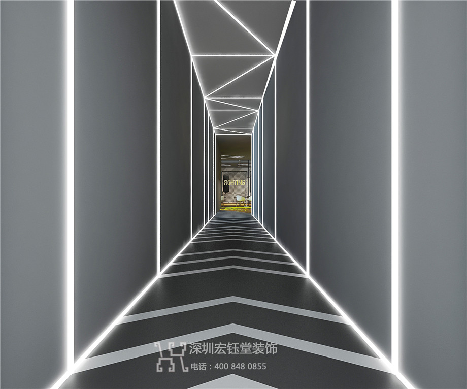 鄭州中奧時尚健身房裝修設(shè)計案例效果圖