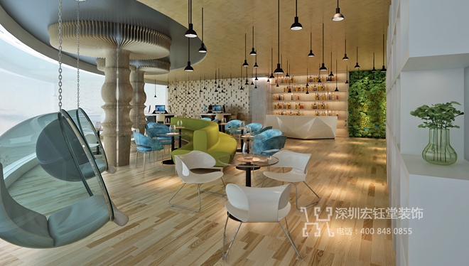 鄭州德國威能智能家居時尚辦公室裝修設計案例