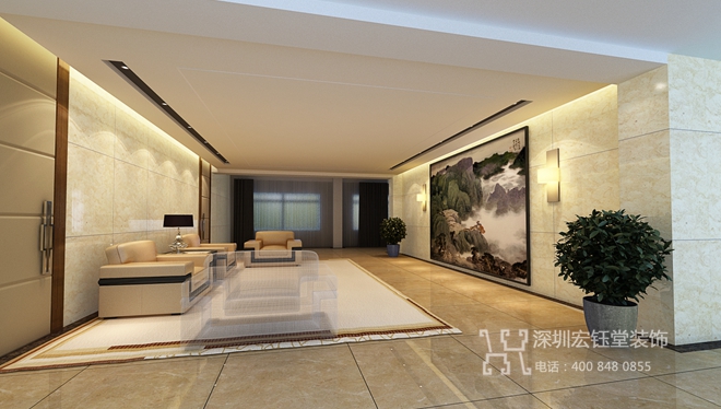 鄭州鐵路公安局政府辦公室裝修設(shè)計(jì)案例