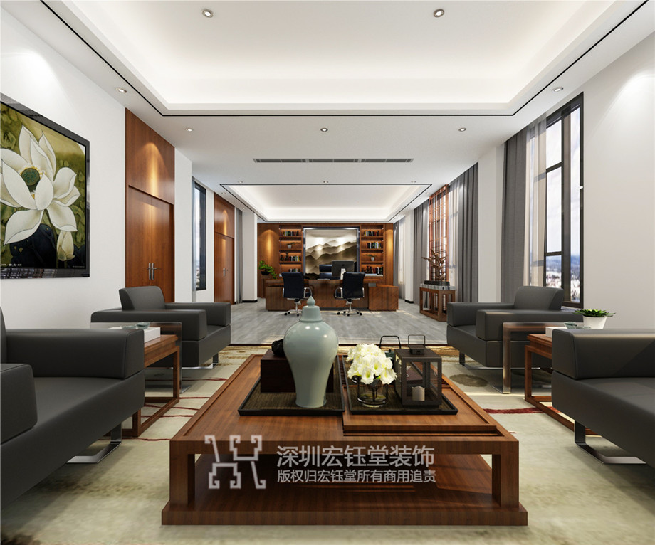 鄭州硬制品公司董事長(zhǎng)辦公室裝修效果圖 鄭州硬制品公司董事長(zhǎng)辦公室裝修效果圖