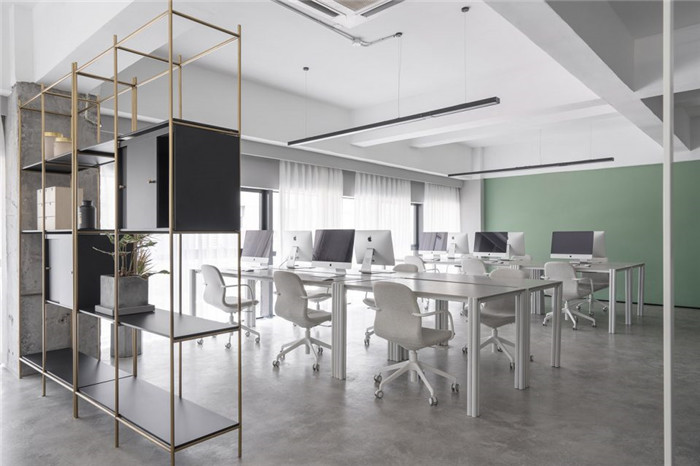 網(wǎng)紅工業(yè)風(fēng)辦公設(shè)計  美綿家居公司辦公室裝修實景圖