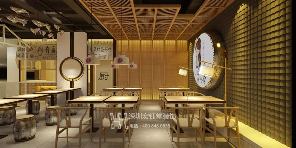 鄭州蓉小月酸菜魚(yú)餐廳裝修效果圖 鄭州蓉小月酸菜魚(yú)餐廳裝修效果圖