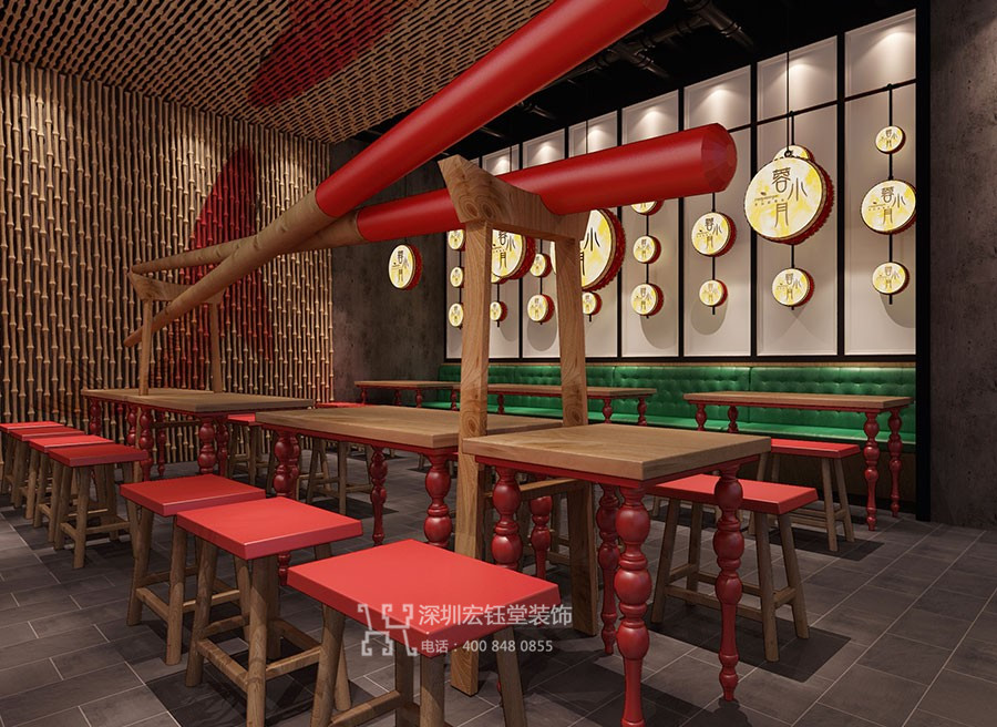 蓉小月老壇酸菜魚(yú)主題餐廳裝修效果圖 蓉小月老壇酸菜魚(yú)主題餐廳裝修效果圖