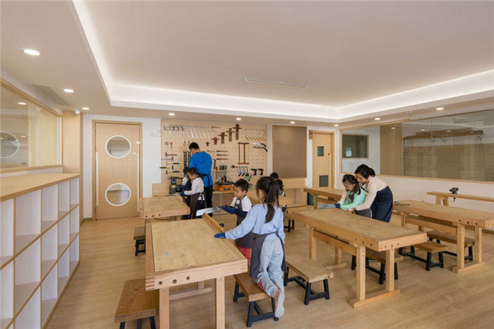 原木色幼兒園教室裝修設計方案 原木色幼兒園教室裝修設計方案