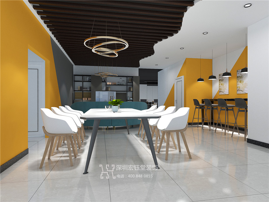 鄭州科技公司休閑區(qū)裝修效果圖 鄭州科技公司休閑區(qū)裝修效果圖