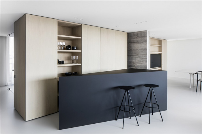 現(xiàn)代簡約風辦公室茶水區(qū)設計方案