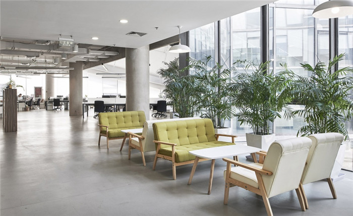 實(shí)力文化傳媒集團(tuán)辦公樓休閑區(qū)裝修設(shè)計(jì)實(shí)景圖