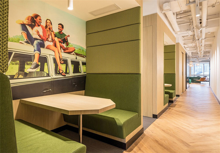 清新綠色辦公設(shè)計  Zespri佳沛奇異果總部辦公室裝修方案