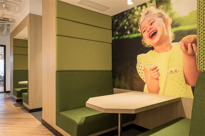 清新綠色辦公設(shè)計  Zespri佳沛奇異果總部辦公室裝修方案