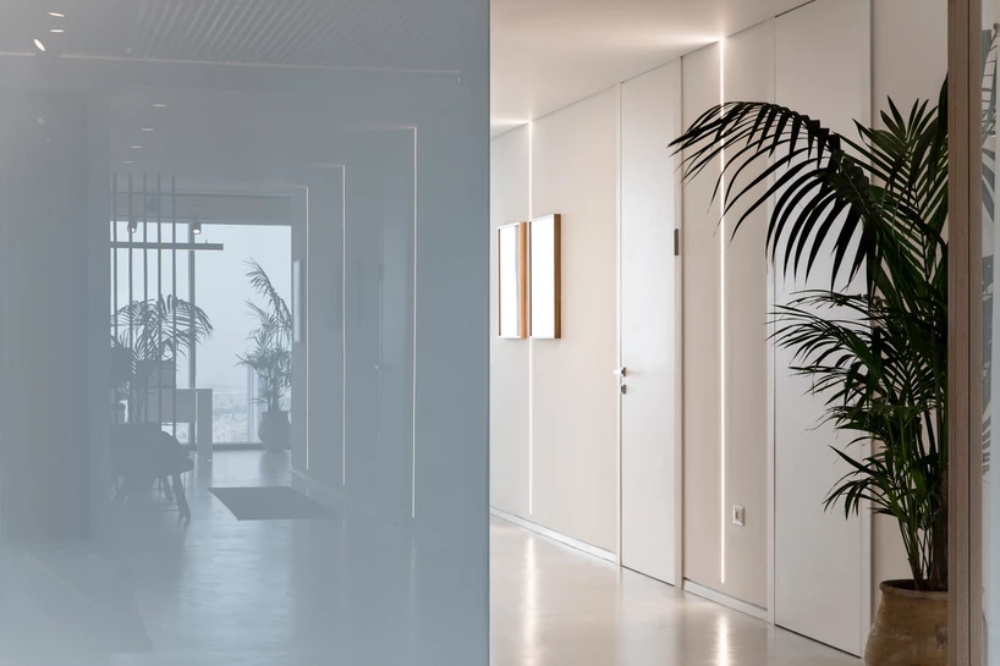 國外律師事務(wù)所辦公室走廊裝修設(shè)計(jì)方案