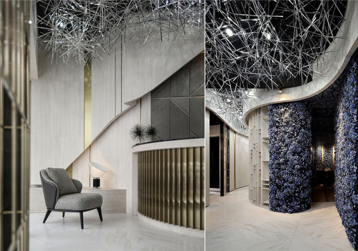 精致大氣的高端美發(fā)沙龍會所裝修設計實景圖 精致大氣的高端美發(fā)沙龍會所裝修設計實景圖