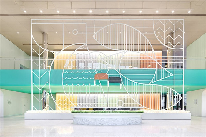 極具夢幻色彩的少兒培訓(xùn)機(jī)構(gòu)裝修效果圖