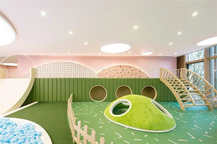 極具夢幻色彩的少兒培訓(xùn)機(jī)構(gòu)裝修效果圖