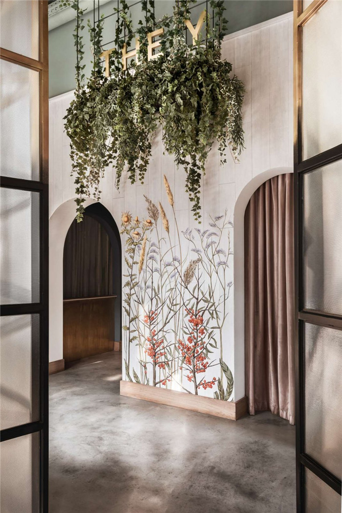 以?xún)?yōu)雅與復(fù)古為名  They多功能融合主題餐廳設(shè)計(jì)案例