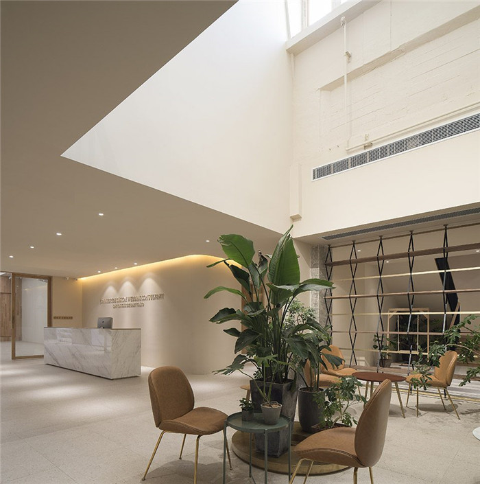 簡約風婚禮策劃機構(gòu)辦公室裝修設(shè)計大廳效果圖