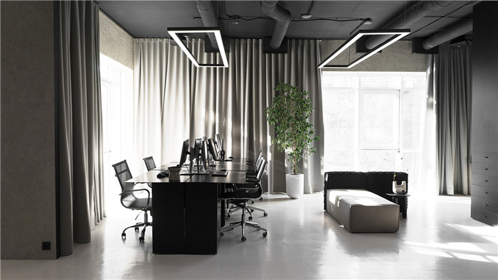 極簡風(fēng)辦公室辦公室裝修設(shè)計(jì)效果圖
