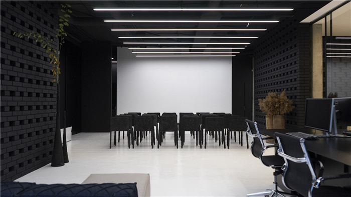 極簡風(fēng)辦公室會(huì)議廳修設(shè)計(jì)效果圖