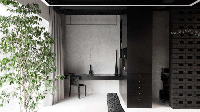 極簡風(fēng)辦公室接待區(qū)裝修設(shè)計(jì)效果圖