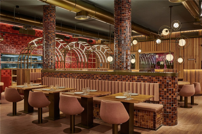 精致優(yōu)雅的大地色系Piur主題餐廳裝修設計圖 精致優(yōu)雅的大地色系Piur主題餐廳裝修設計圖