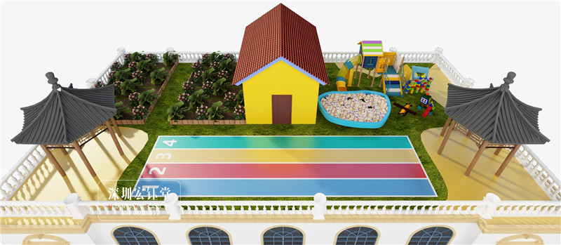 鄭州白沙星光貝迪幼兒園屋頂裝修設(shè)計(jì)效果圖 鄭州白沙星光貝迪幼兒園屋頂裝修設(shè)計(jì)效果圖