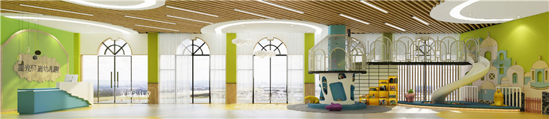鄭州白沙星光貝迪幼兒園大廳裝修設(shè)計(jì)效果圖 鄭州白沙星光貝迪幼兒園大廳裝修設(shè)計(jì)效果圖