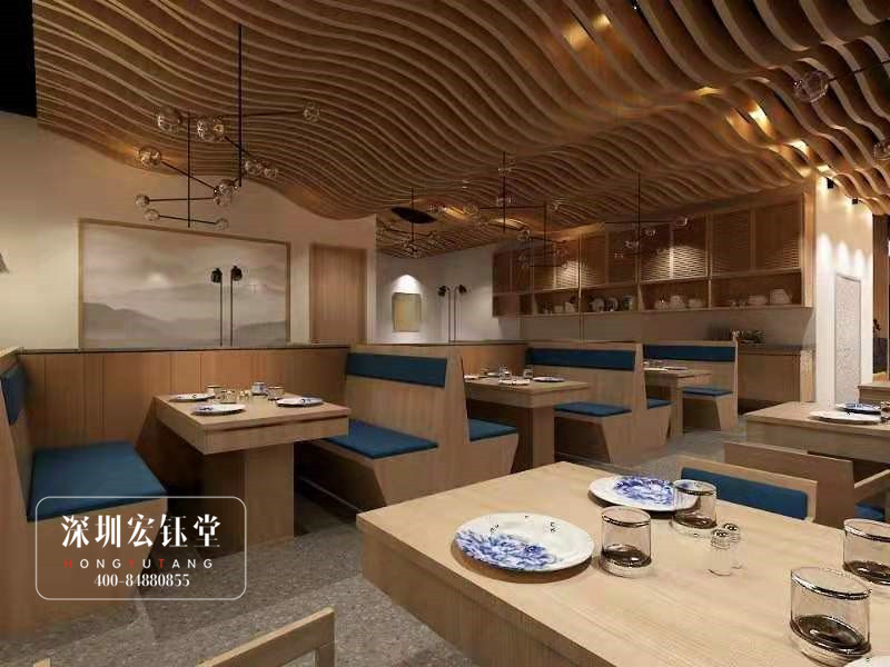 鄭州外婆印象連鎖餐飲店面設(shè)計(jì)圖