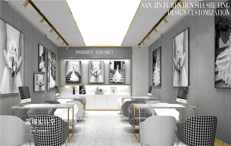 鄭州金夫人婚紗攝影工作室裝修設(shè)計(jì)方案