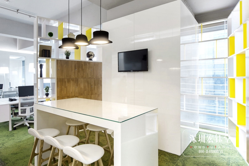 SIMAN皮具公司辦公室前臺(tái)裝修設(shè)計(jì)圖