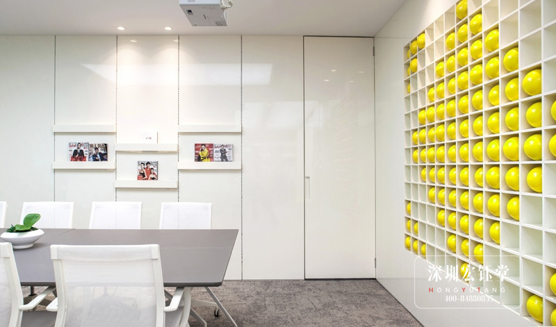 SIMAN皮具公司辦公室會(huì)議室裝修設(shè)計(jì)圖