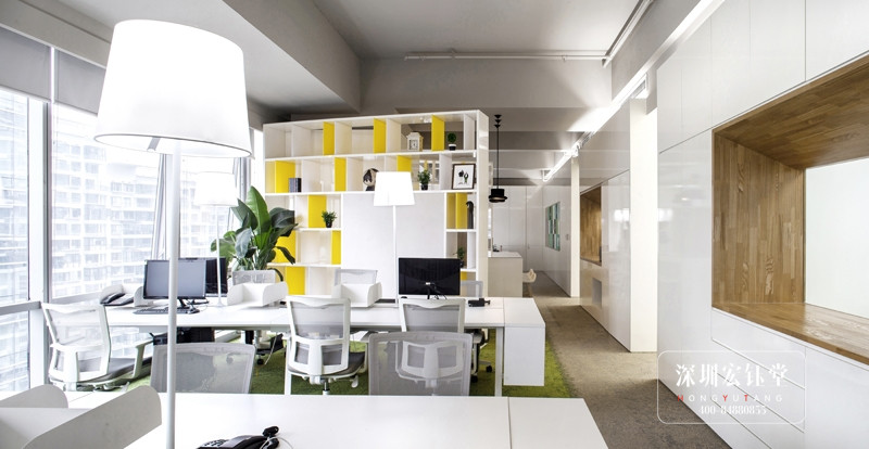 SIMAN皮具公司辦公室辦公區(qū)裝修設(shè)計(jì)圖