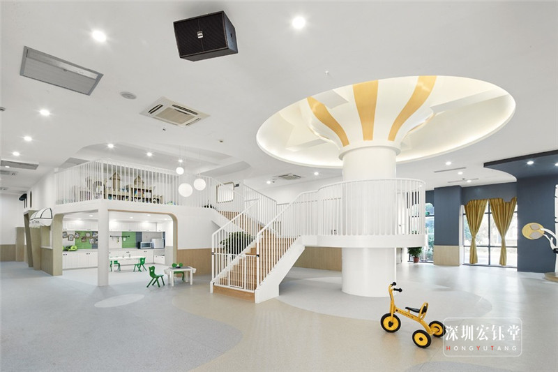 貝貝樹幼兒園大廳裝修設(shè)計方案