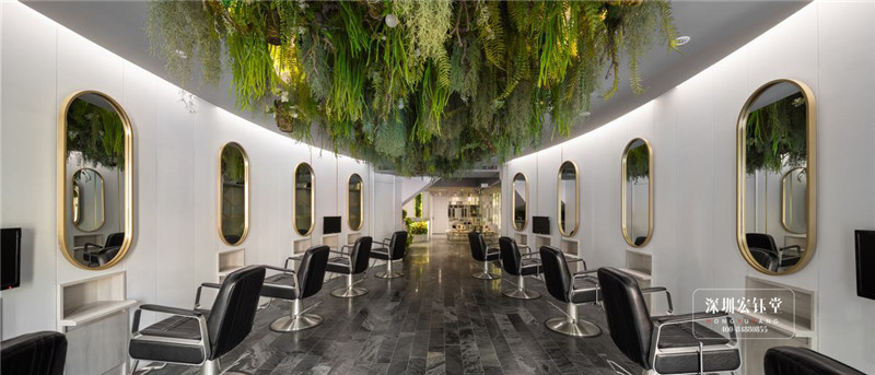 都市花園主題美發(fā)會(huì)所裝修設(shè)計(jì)圖 都市花園主題美發(fā)會(huì)所裝修設(shè)計(jì)圖