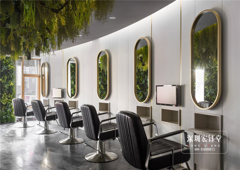 都市花園主題美發(fā)沙龍裝修設(shè)計(jì)圖 都市花園主題美發(fā)沙龍裝修設(shè)計(jì)圖