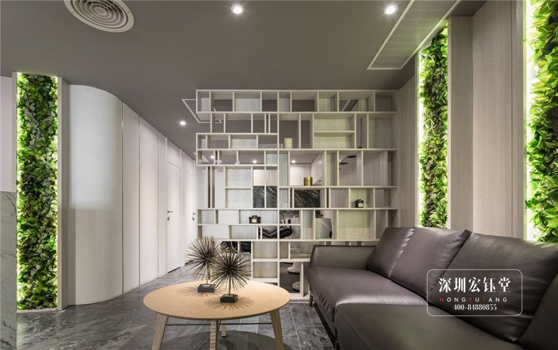 都市花園主題美發(fā)沙龍等待區(qū)裝修設(shè)計(jì)圖 都市花園主題美發(fā)沙龍等待區(qū)裝修設(shè)計(jì)圖