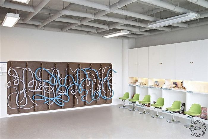 以蛋殼為主題的創(chuàng)意幼兒園大廳裝修設(shè)計(jì)案例賞析